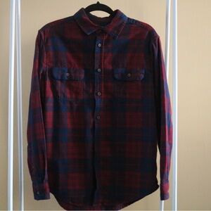Goodfellow & Co Red and Blue Checkered Shirt